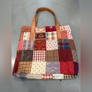 Colorful Patchwork xl Tote Bag